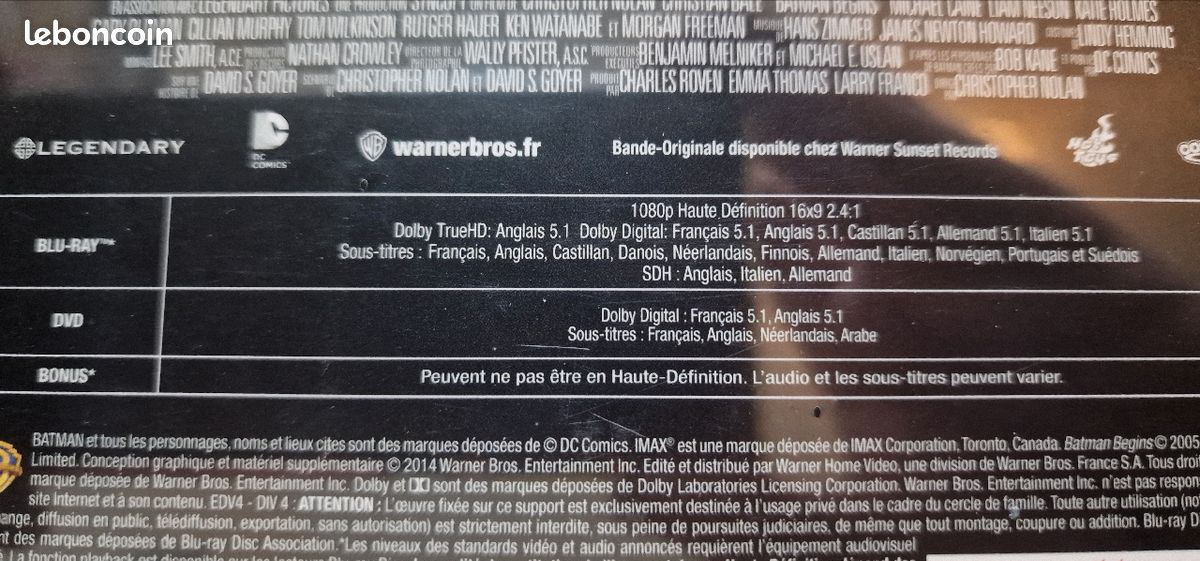 Lot coffrets bluray Batman (image 6)