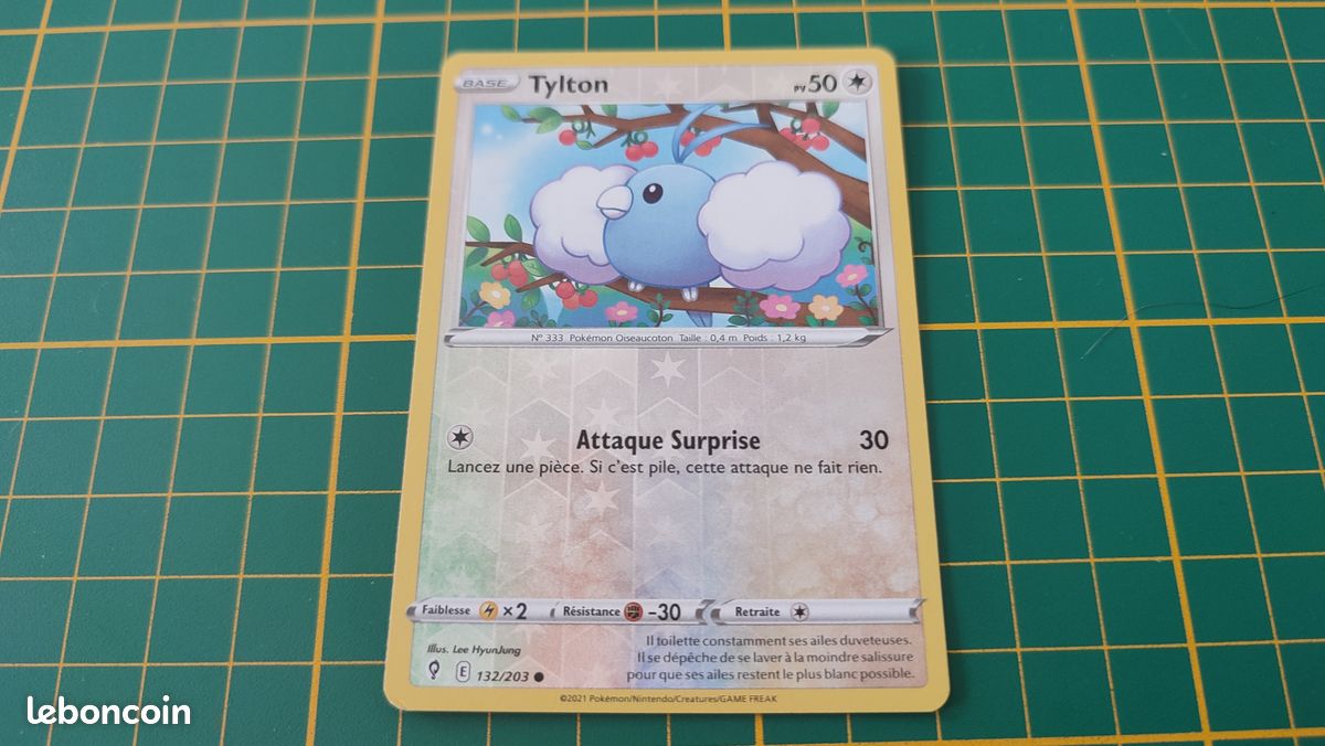 132/203 Carte Pokémon Tylton commune reverse Epée et Bouclier EB07 Evolution Céleste #B10 (image 1)