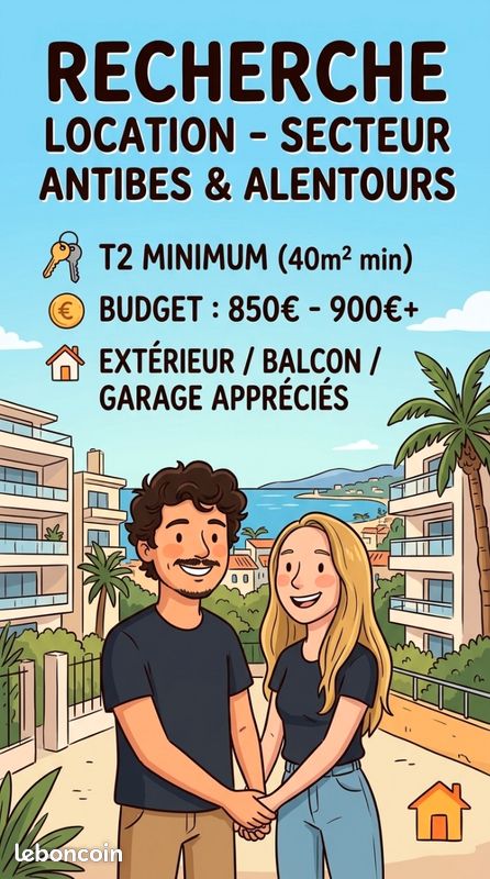 Maison 2 pièces 40 m² · à Antibes · 40 m² · 850 €/mois