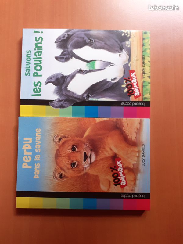 Lot de 2 livres "100% Animaux" (image 1)