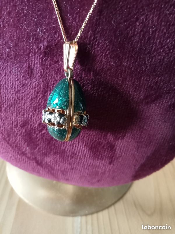 Pendentifs Oeuf Style Fabergé | le Magasin Trésors de Russie