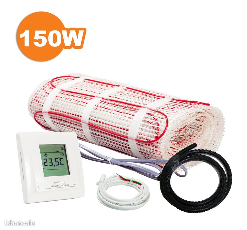 Plancher chauffant electrique Cable ou Trame (image 1)