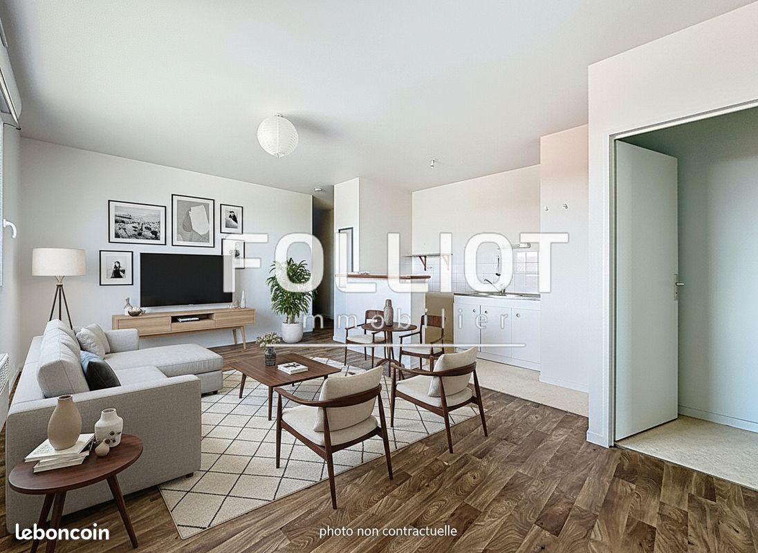 Appartement 2 pièces 45 m² · à Donville-les-Bains · 45 m² · 136 500 €