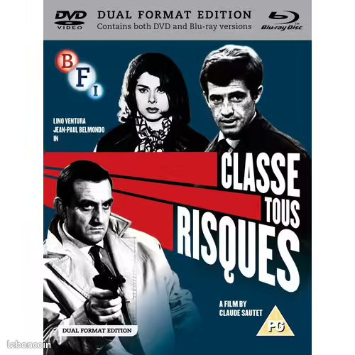 Classe Tous Risques Blu-Ray - Belmondo / Ventura / Sautet (image 1)