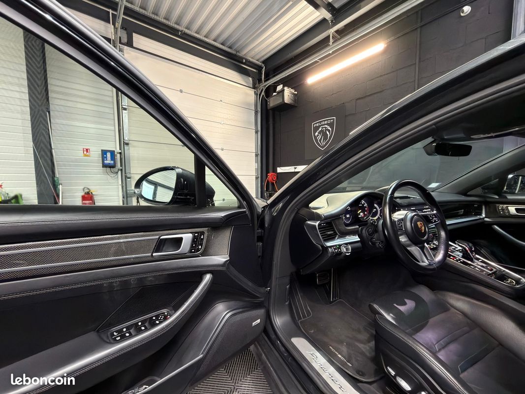 Porsche Panamera 4E-HYBRID RECHARGEABLE 462 CV PACK CHRONO - ECHAP SPORT - CAM 360 - SIEGES VENTILES (image 10)