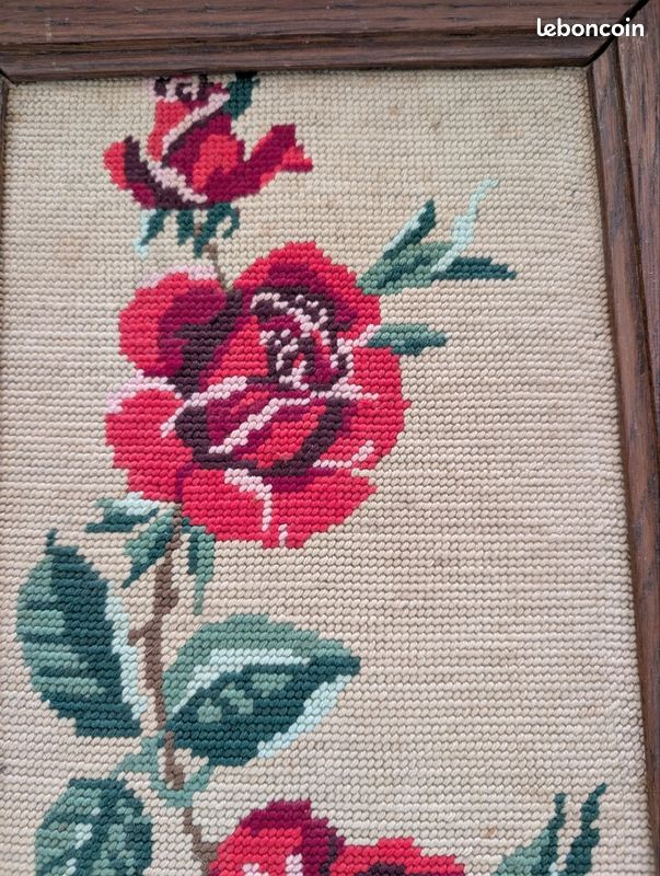 Tableau canevas de roses rouges (image 2)