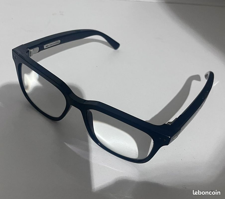 Lunette nuance audio square 56-18 bleu profond (image 3)