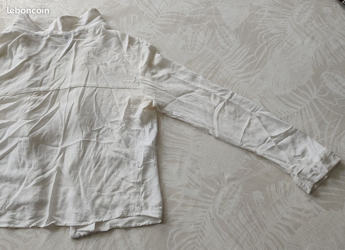 Chemisier Zara blanc S (image 6)