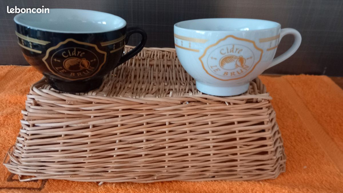 BZH Bolée à Cidre Vert De Gris 25 Cl - Tasse à Boire Traditionnelle Bretonne