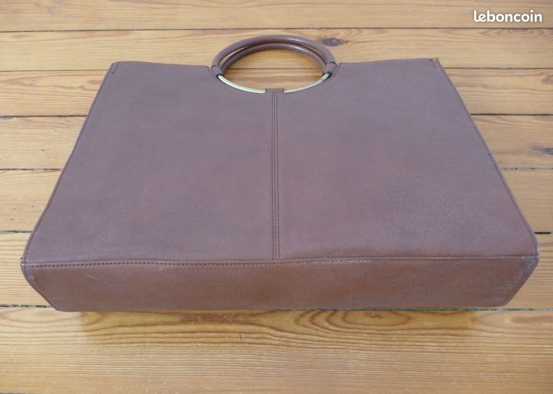 Sac à Main Femme En Cuir Souple - Grand Sac Hobo Vintage Marron - Bandoulière Amovible - Pour Bureau, Voyage, Shopping