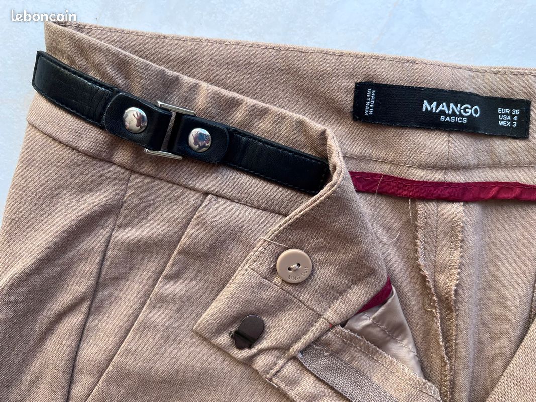 Pantalon fluide mango (image 6)