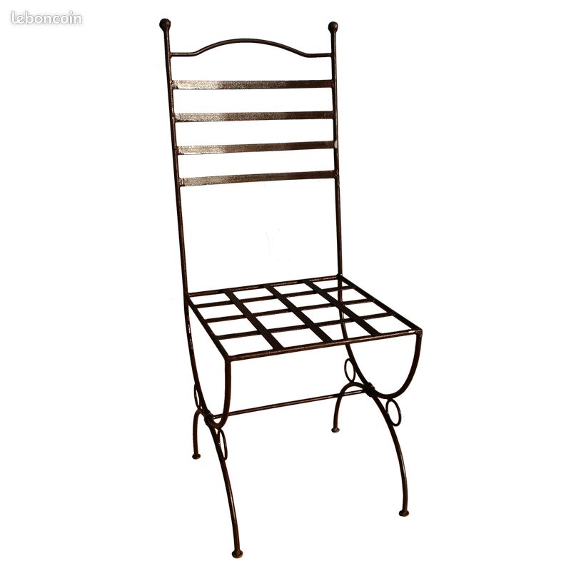2 Chaises en fer forgé (image 1)