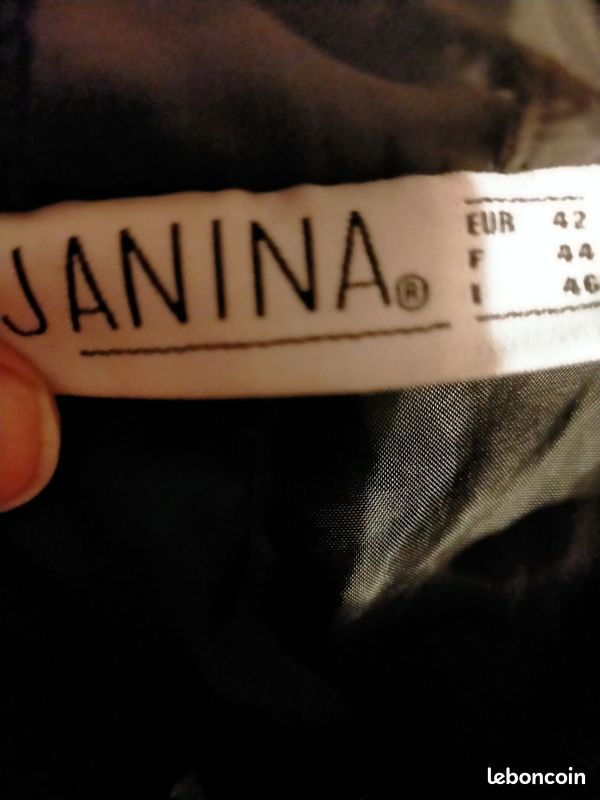 Doudoune Janina noire, taille 42. Très bon état (image 5)