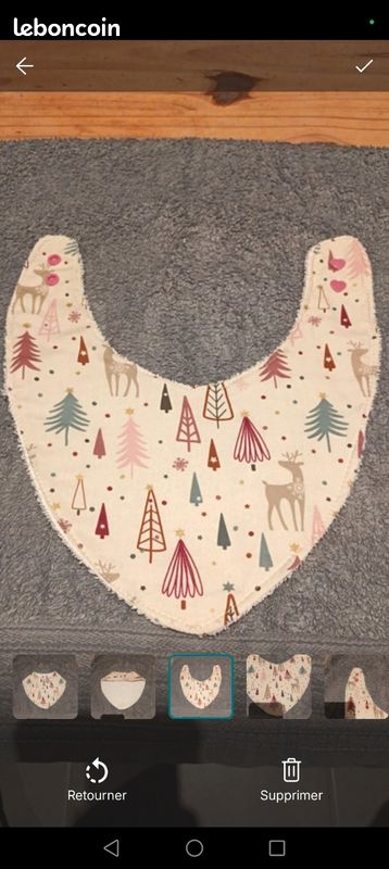 D22 - Happy Flute Bavoirs Bandana Pour Bébé Et Enfant En Bas Âge, Serviette De Salive, Écharpe