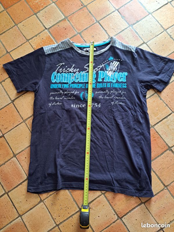 Tee shirt manches courtes imprimé TM (image 1)