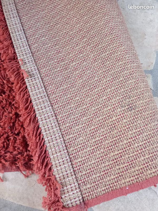Tapis rouille orange foncé (image 4)
