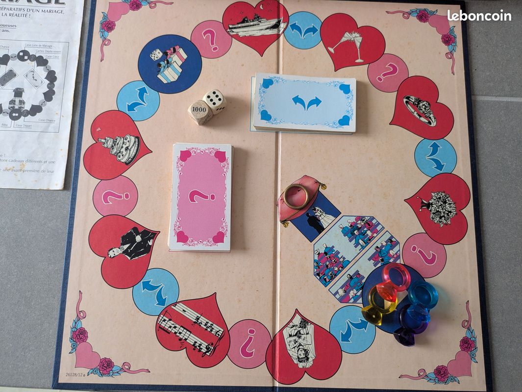 Jeu société vintage merveilleux mariage (image 4)