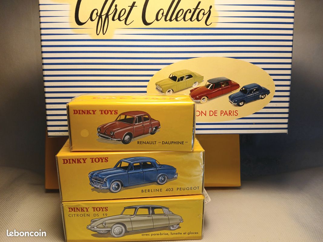 DINKY TOYS coffret collector 75 ème anniversaire Citroen Peugeot