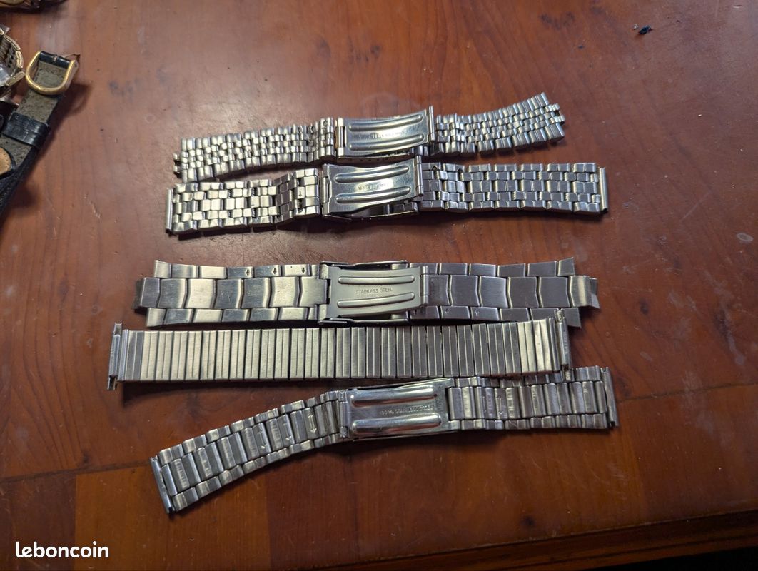 Lot de bracelets de montres en métal (image 2)