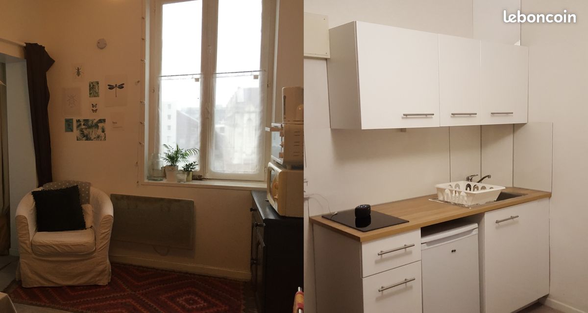 Appartement 2 pièces 18 m² · à Lille · 18 m² · 490 €