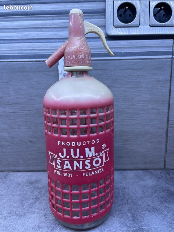 Ancienne bouteille à eau de seltz (image 1)