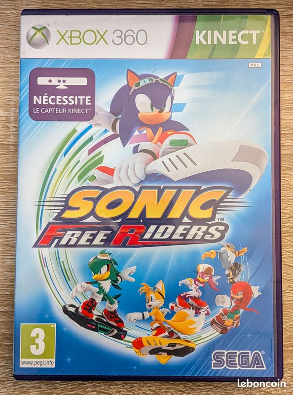 Jeu Sonic Free Riders Pour Xbox 360 - Version PAL Française - Neuf Sous Blister