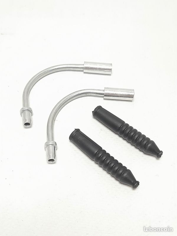 Kit 12 Pcs Coudes De Frein V-Brake Nouilles + Tuyaux Lubrifiés – Acier Inox & Alu Pour VTT Et Route