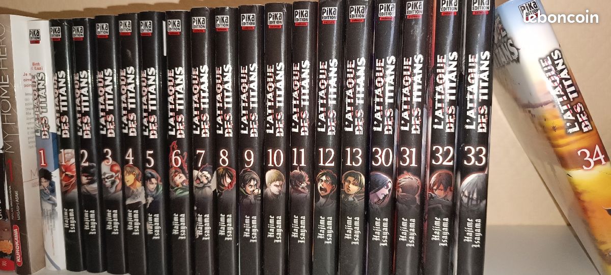 Collection manga attaque des titans - Livres