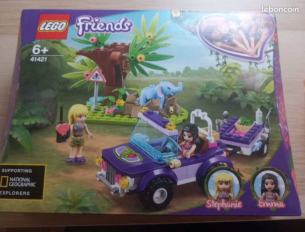 national geographic lego friends with elephant