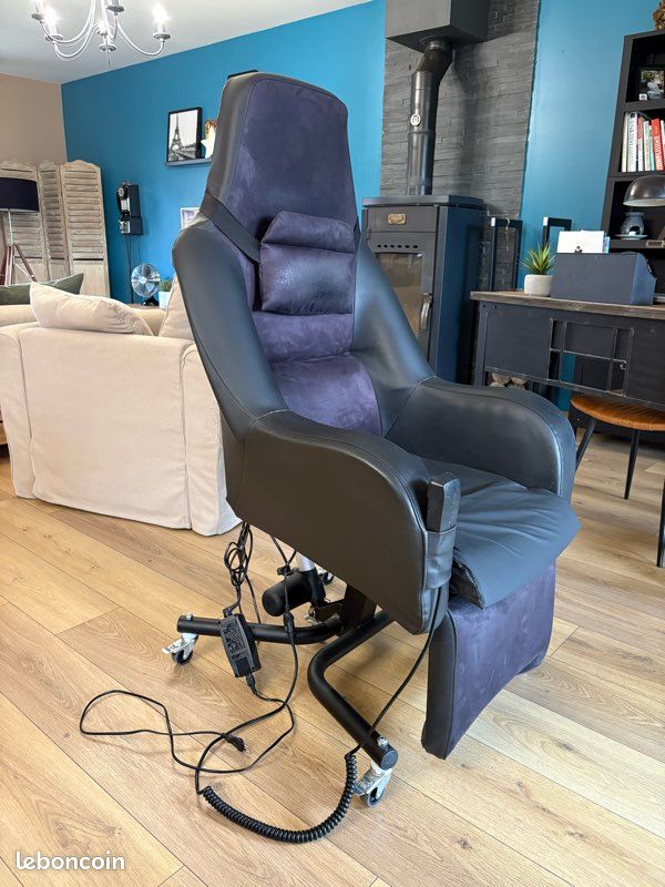 VAG- Fauteuil électriques inclinable de massage tissu (100 % polyester