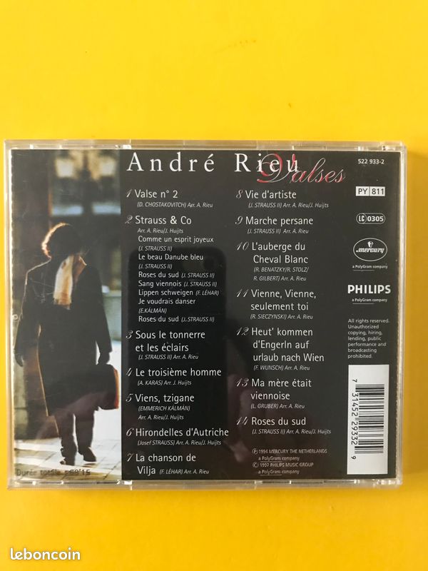 CD André Rieu Valses (image 2)