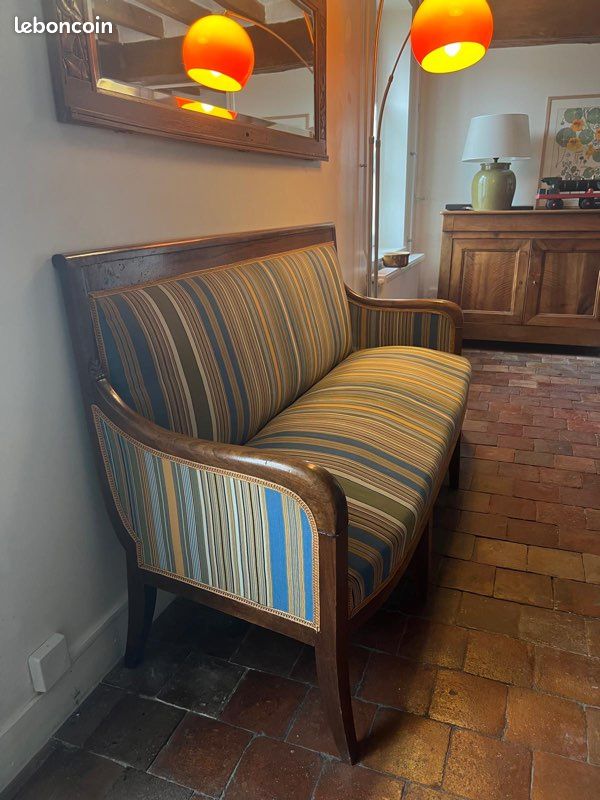 Banquette ancienne Louis Philippe (image 2)