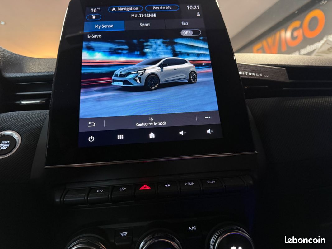 RENAULT CLIO 1.6 E-TECH 145 FULL-HYBRID ESPRIT ALPINE BVA + BOSE + CAMÉRa 360° (image 22)