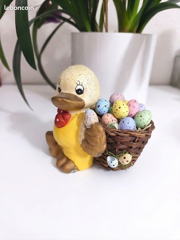 Canard en céramique peinte du Mexique