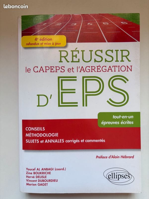 Livre Concours : réussir le CAPES et l’agrégation d’EPS – 4e édition (image 1)