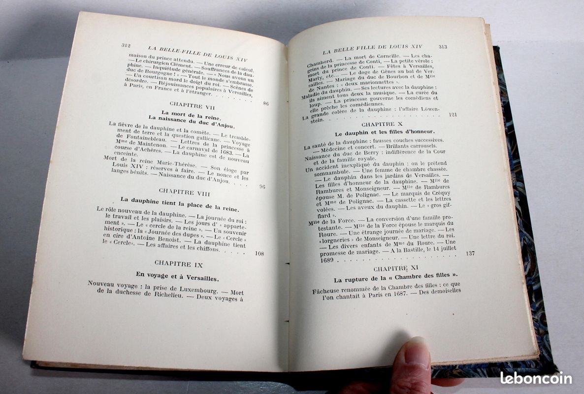 LA BELLE FILLE DE LOUIS XIV AVEC PORTRAIT de EMILE COLLAS 1919 EDITION ORIGINALE / ANCIEN LIVRE (image 4)