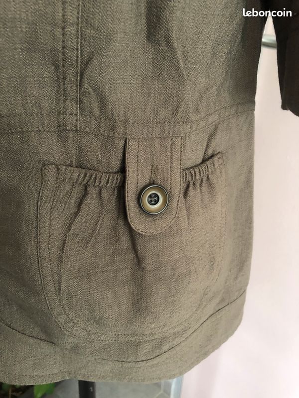 Haut vintage kaki T.40 (image 4)