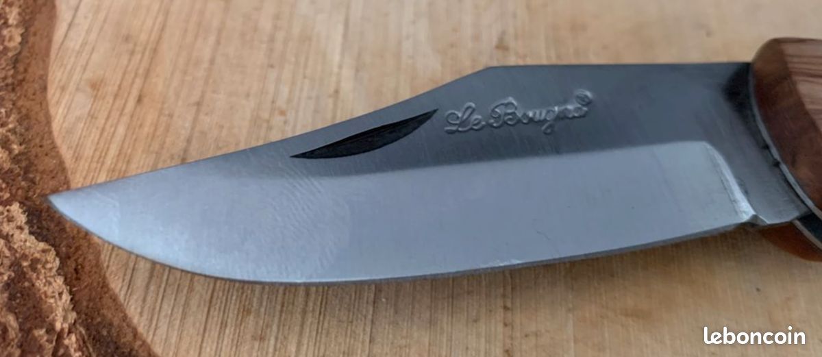 manche en corne blonde pour couteau Berger à monter soi-même