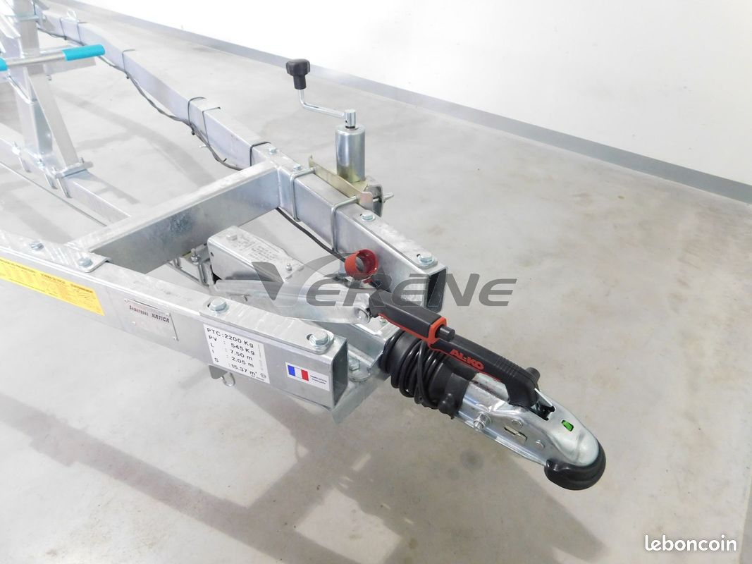 Porte voiture double essieux 2500 kg Mecanorem