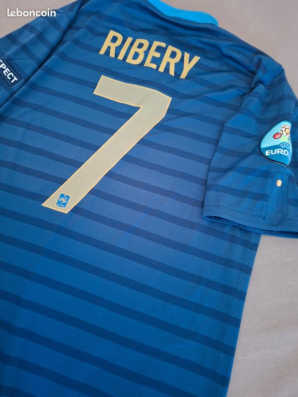 Maillot Equipe De France Adidas Domicile Euro 2008 N°22 Ribéry - Taille XL