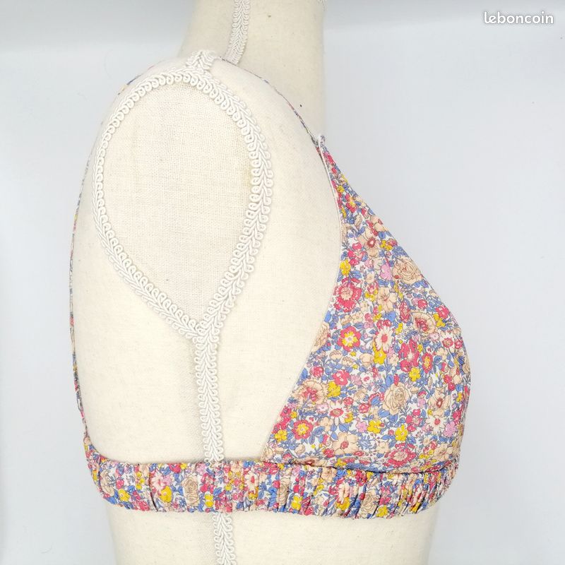 Soutien-gorge Etam Taille 85C, Couleur Rose Clair, Style Triangle - Peu Porté, Très Bon état