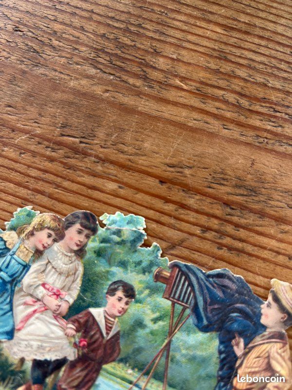 Chromos / découpis / image ancienne / image à collectionner vintage chocolat Poulain photographe (image 3)