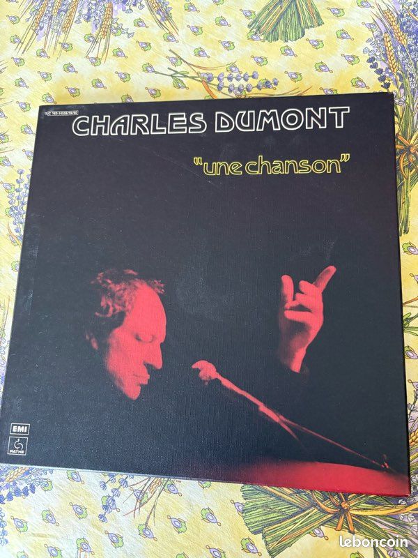 Charles Dumont « une chanson « coffret 3 vinyles 33 tours (image 1)