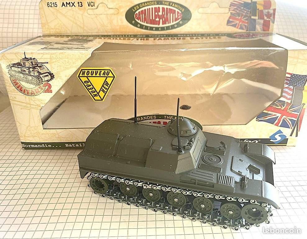 SOLIDO, Char AMX 13 bi-tubes DCA militaire anti-aérien 1975