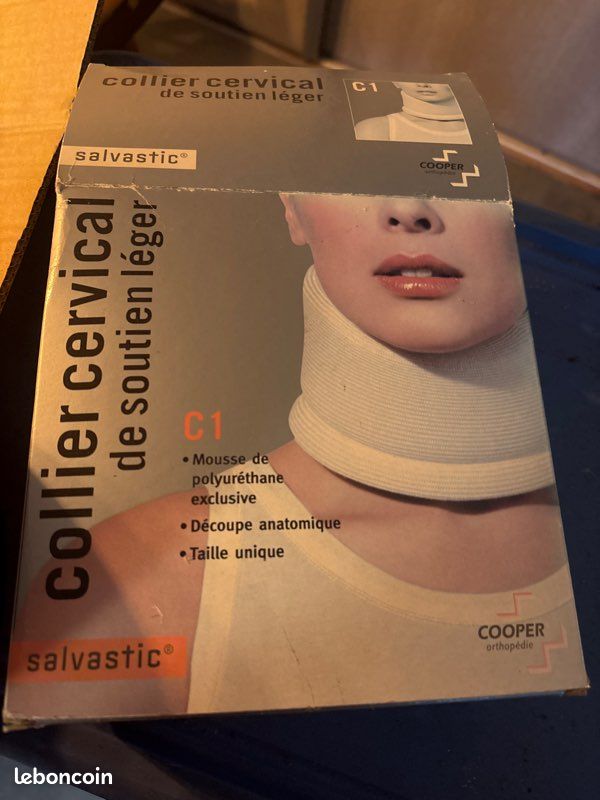 Collier cervical taille unique H: 9,5 cm marine (image 3)