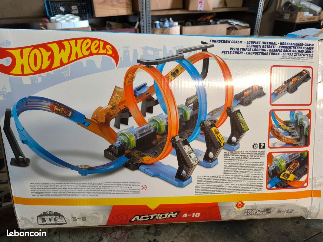 Circuit Hotwheels Hot Wheels Schianti Rotanti Hotwheels Corkscrew