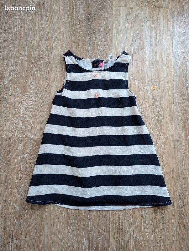 Orchestra Ceremonie Robe Orchestra Fille Bebe Robe Rayures 18 Mois