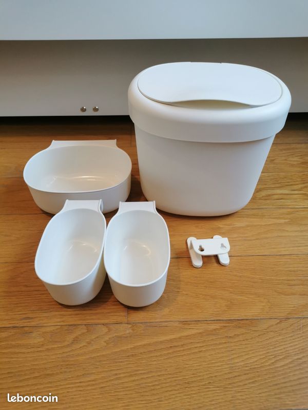 IKEA BOLMEN Marchepied, Blanc, Plastique, 44 X 35 X 26 Cm