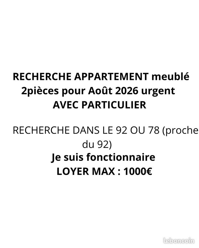 Appartement 2 pièces 20 m² · à Clichy · 20 m² · 1 030 €