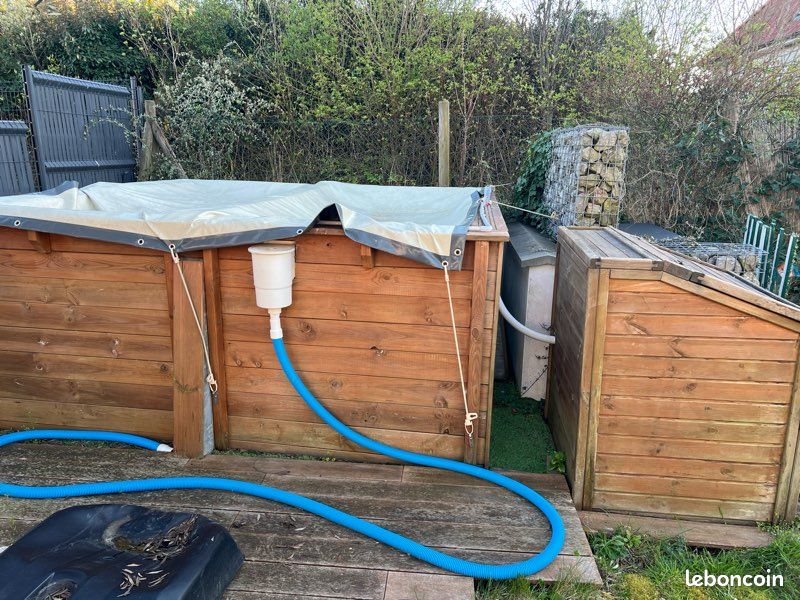 Piscine bois avec liner et ses équipements (image 2)